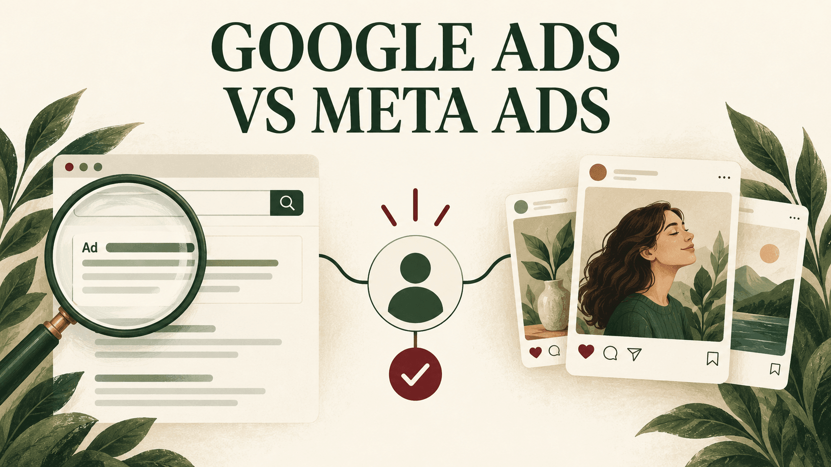 Search ads and social ad creative cards compared for qualified lead generation